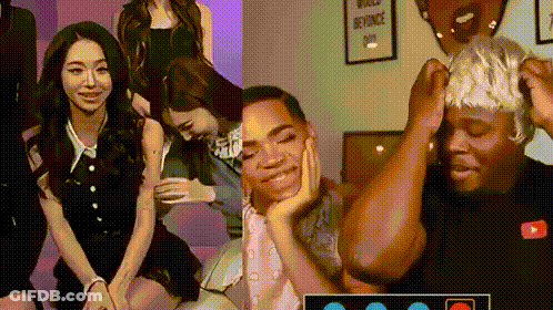 A Group Of People Are Sitting In A Room With A Sign That Says World Beyonce Day . GIF