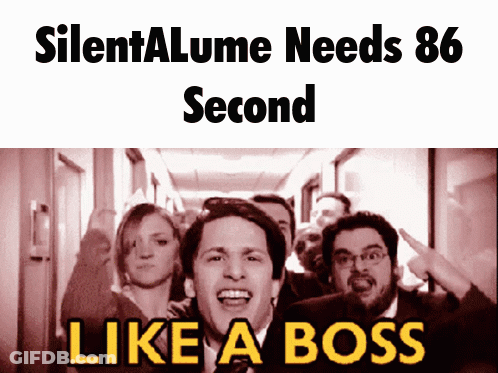 A Group Of People In A Hallway With The Words Like A Boss GIF