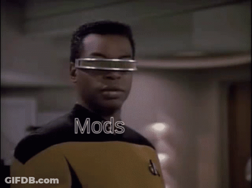 A Group Of People Sitting Around A Table With The Words Mods And Person Having A Civil Discussion On The Bottom GIF