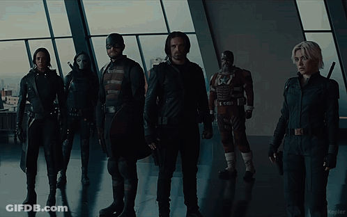 Group Of People In Front Of Window 'Kepler GIF