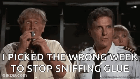 A Group Of People Standing Next To Each Other On A Plane . GIF
