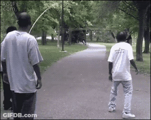 A Group Of People Walking Down A Path With A 4Gifs.com Watermark On The Bottom GIF