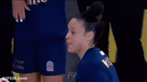 A Group Of People Wearing Blue Shirts With The Word Able On It GIF