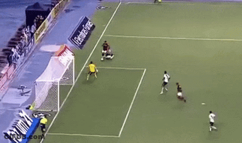 A Group Of Soccer Players Are Playing On A Field With An Advertisement For Gatorade In The Back GIF