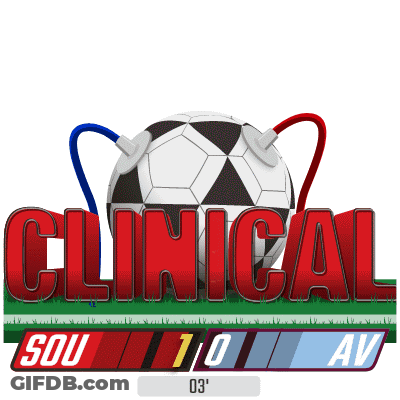 A Group Of Soccer Players Huddle Together In A Huddle With A Score Of 1-0 GIF