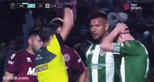 A Group Of Soccer Players Including One Wearing A Yellow Jersey That Says Nueva GIF