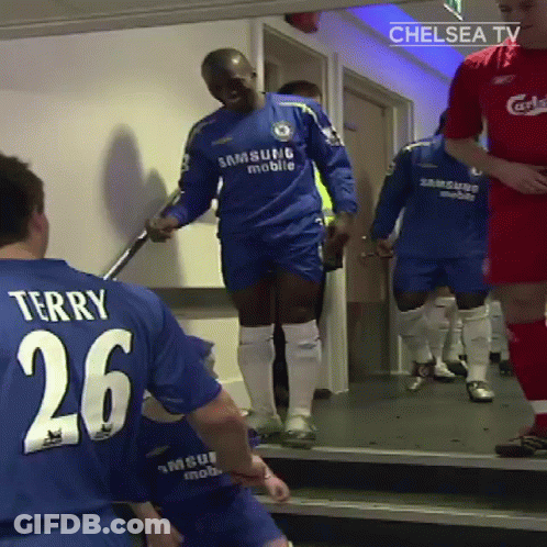A Group Of Soccer Players Including Terry 26 GIF
