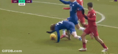 A Group Of Soccer Players On A Field With One Wearing A Number 7 Jersey GIF