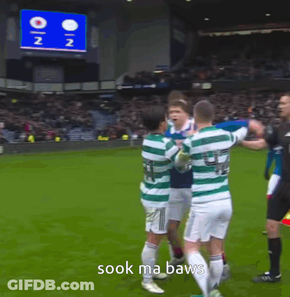 A Group Of Soccer Players On A Field With The Words Sook Ma Baws On The Bottom GIF