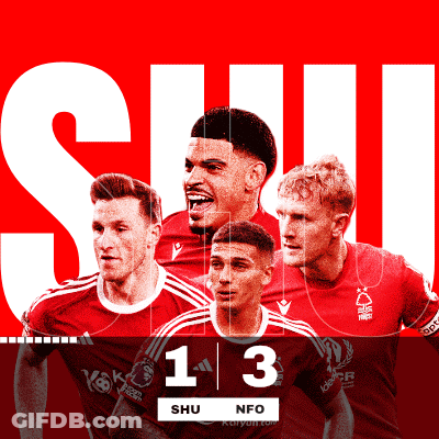 A Group Of Soccer Players On A Red Background With The Number 13 In White Letters GIF