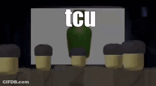 A Group Of Soldiers Are Sitting In Front Of A Screen With A Green Bottle In The Background . GIF