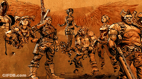 A Group Of Soldiers Are Standing In A Line And One Of Them Has The Letter R On Their Chest GIF