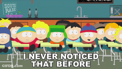 A Group Of South Park Characters Sitting At Tables GIF