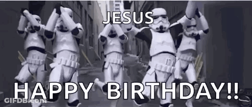 Stormtroopers Singing Happy Birthday GIF