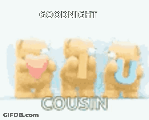 A Group Of Teddy Bears Are Standing Next To Each Other On A Blue Surface . GIF