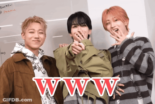 A Group Of Young Men Are Posing For A Picture And The Word Www Is On The Bottom Right GIF