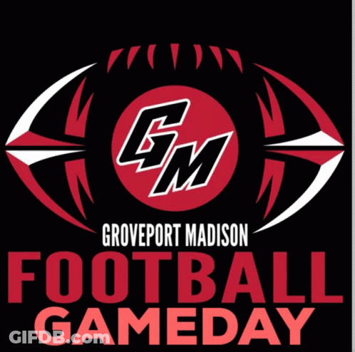 A Groveport Madison Football Gameday Poster GIF