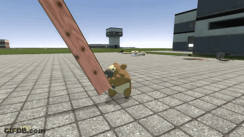 A Hamster In A Video Game Has A 100 Score GIF