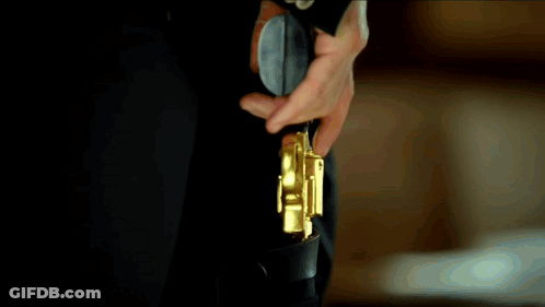 A Hand Holding A Cane With The Word Claude Written On The Ground GIF