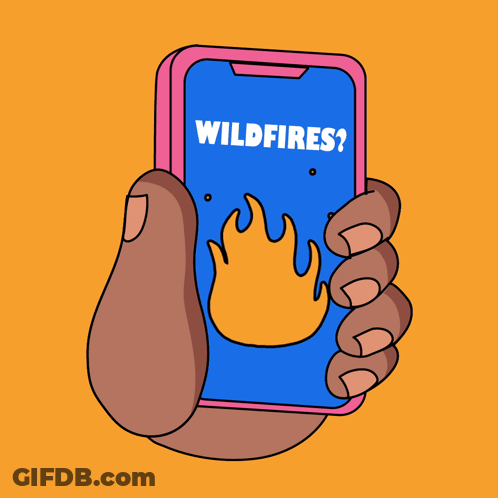 A Hand Holding A Cell Phone That Says Check On Elders On The Screen GIF