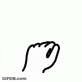 A Hand Is Giving A Thumbs Up Sign With The Words `` Cool Thanks '' Written Above It . GIF