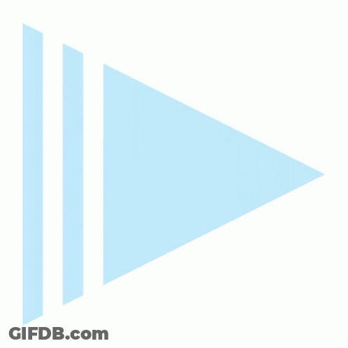 A Hand Is Holding A Paint Roller On A Blue Wall GIF