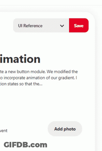 A Hand Is Pointing To The Save Button On A Webpage GIF