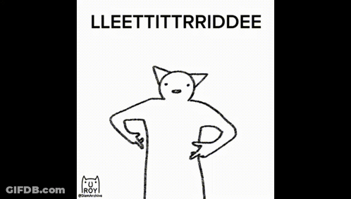 A Hand Pointing At A Drawing Of A Cat With The Words You Can Stop Now Below It GIF