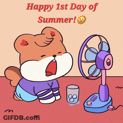 A Happy 1St Day Of Summer Greeting Card GIF