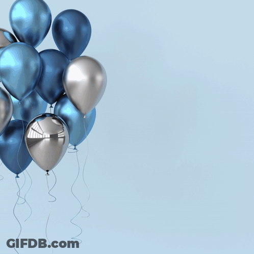 A Happy Birthday Greeting Card With A Cartoon Character GIF