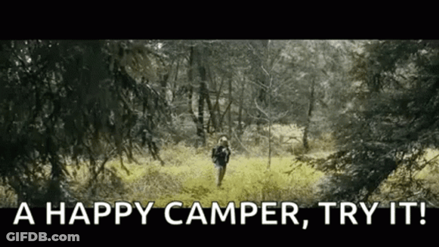 A Happy Camper Try It Rachel Platten GIF