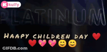 A Happy Children 'S Day Greeting With A Baby In A Diaper Dancing GIF