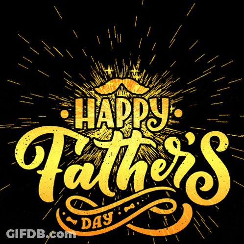 A Happy Father 'S Day Greeting With A Mustache GIF