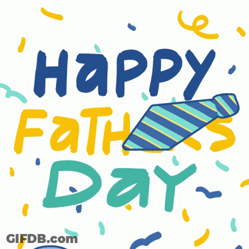 A Happy Father 'S Day Greeting With A Soccer Ball And A Game Controller GIF
