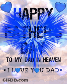 A Happy Father 'S Day Message To A Dad In Heaven GIF