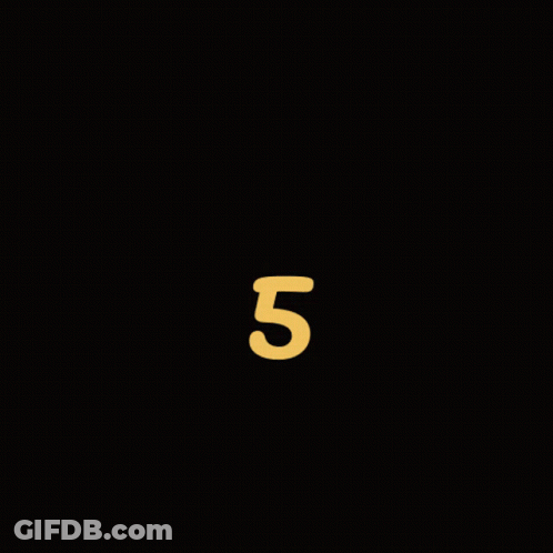 A Happy New Year Greeting Card With Fireworks Behind It GIF