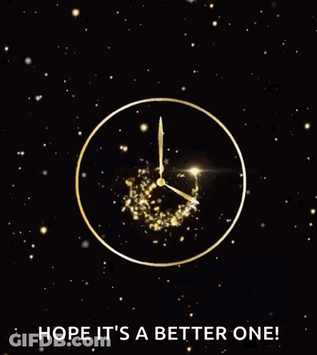 Happy New Year 2025 Greeting Card GIF