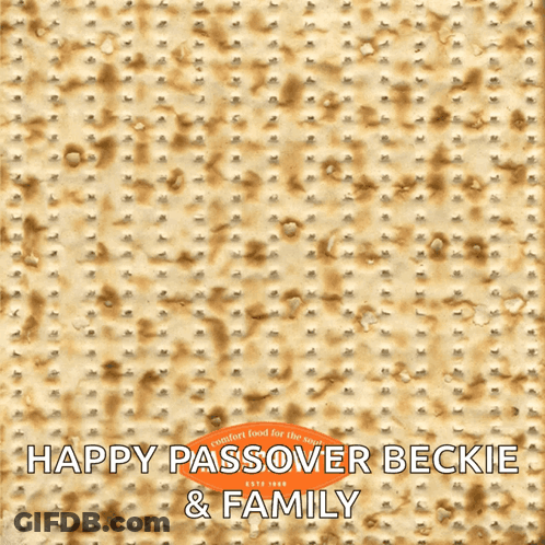 A Happy Passover Beckie And Family Greeting Card GIF