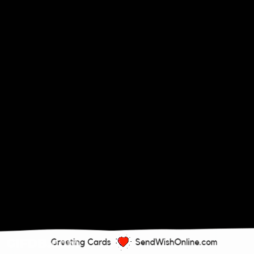 A Happy Retirement Greeting Card With A Black Background GIF