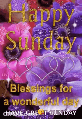 A Happy Sunday Blessings For A Wonderful Day Have Great Sunday . GIF