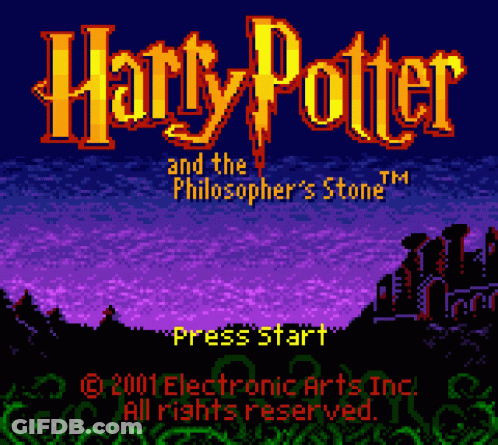 A Harry Potter And The Philosopher 'S Stone Video Game Screen GIF