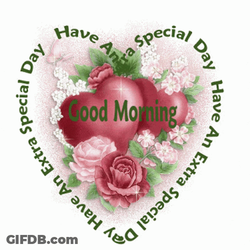 A Heart Shaped Greeting Card That Says Have A Special Day GIF