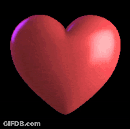A Heart With The Name Habibi Written On It GIF