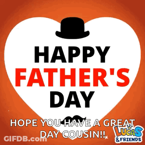 A Heart With The Words Happy Father 'S Day Written On It GIF