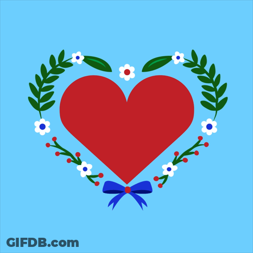 A Heart With The Words " Love You Mom " On It GIF