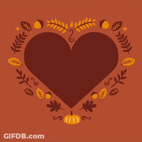 A Heart With The Words " Thankful For You " On It GIF