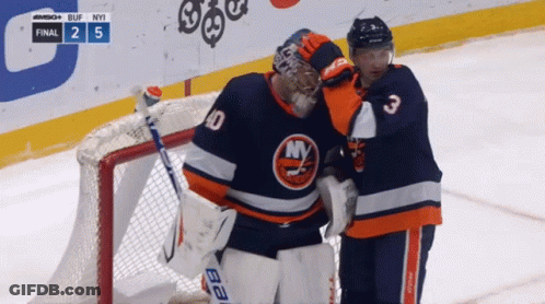 A Hockey Game Is Being Played And The Score Is 2-5 GIF