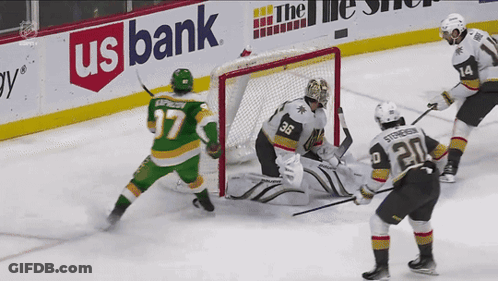 A Hockey Game Is Being Played In Front Of Us Bank Banners GIF