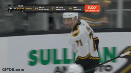 A Hockey Game Is Being Shown On Futo Tv GIF