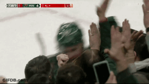 A Hockey Game Is Being Shown On Tsn And The Score Is 4 To 0 GIF